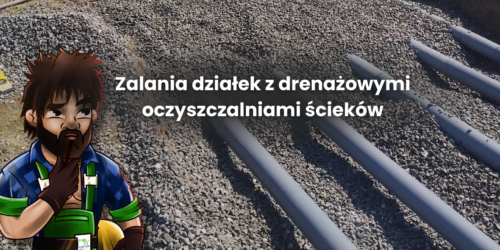 zalanie działek