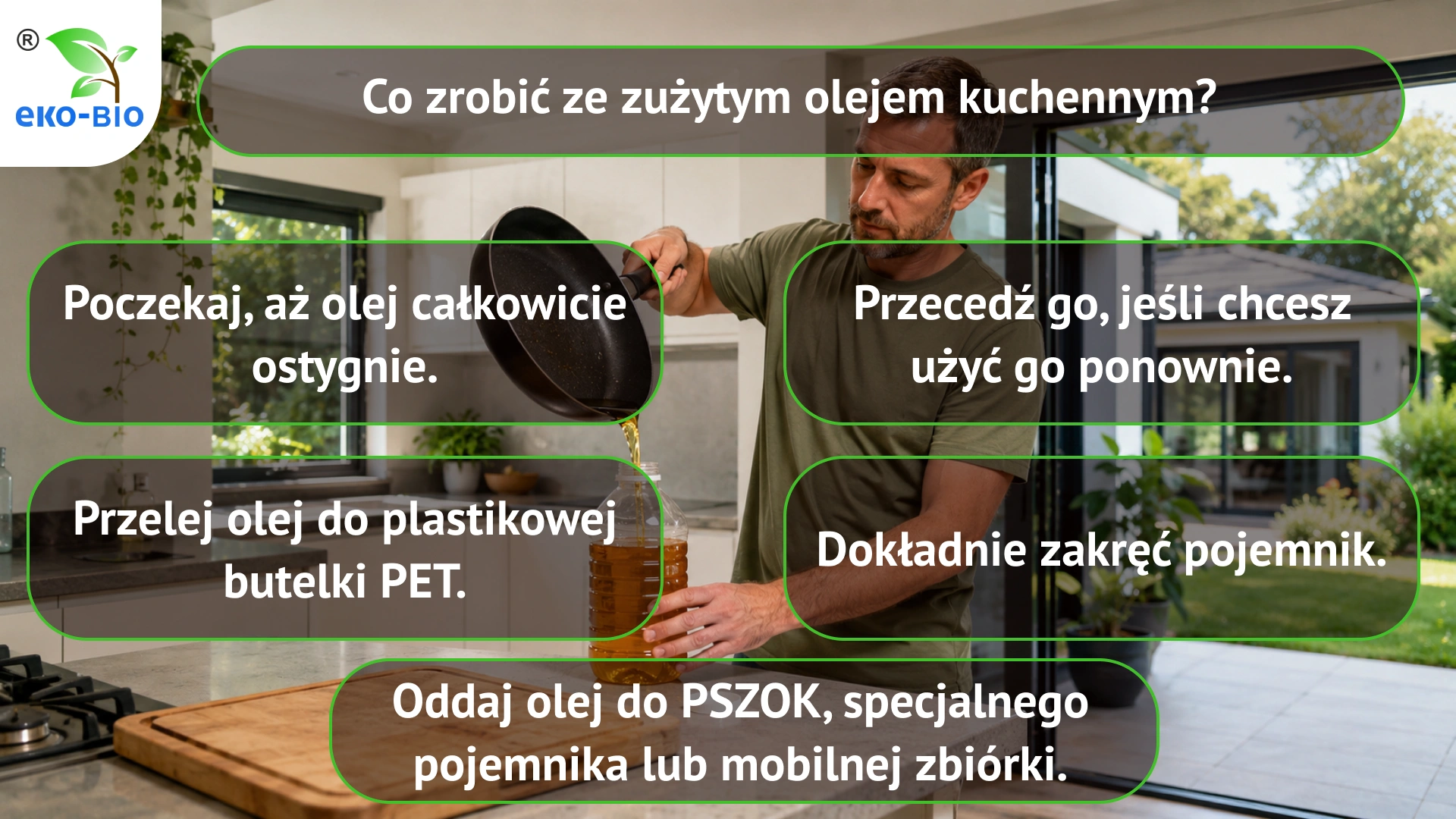 Co zrobić ze zużytym olejem kuchennym?