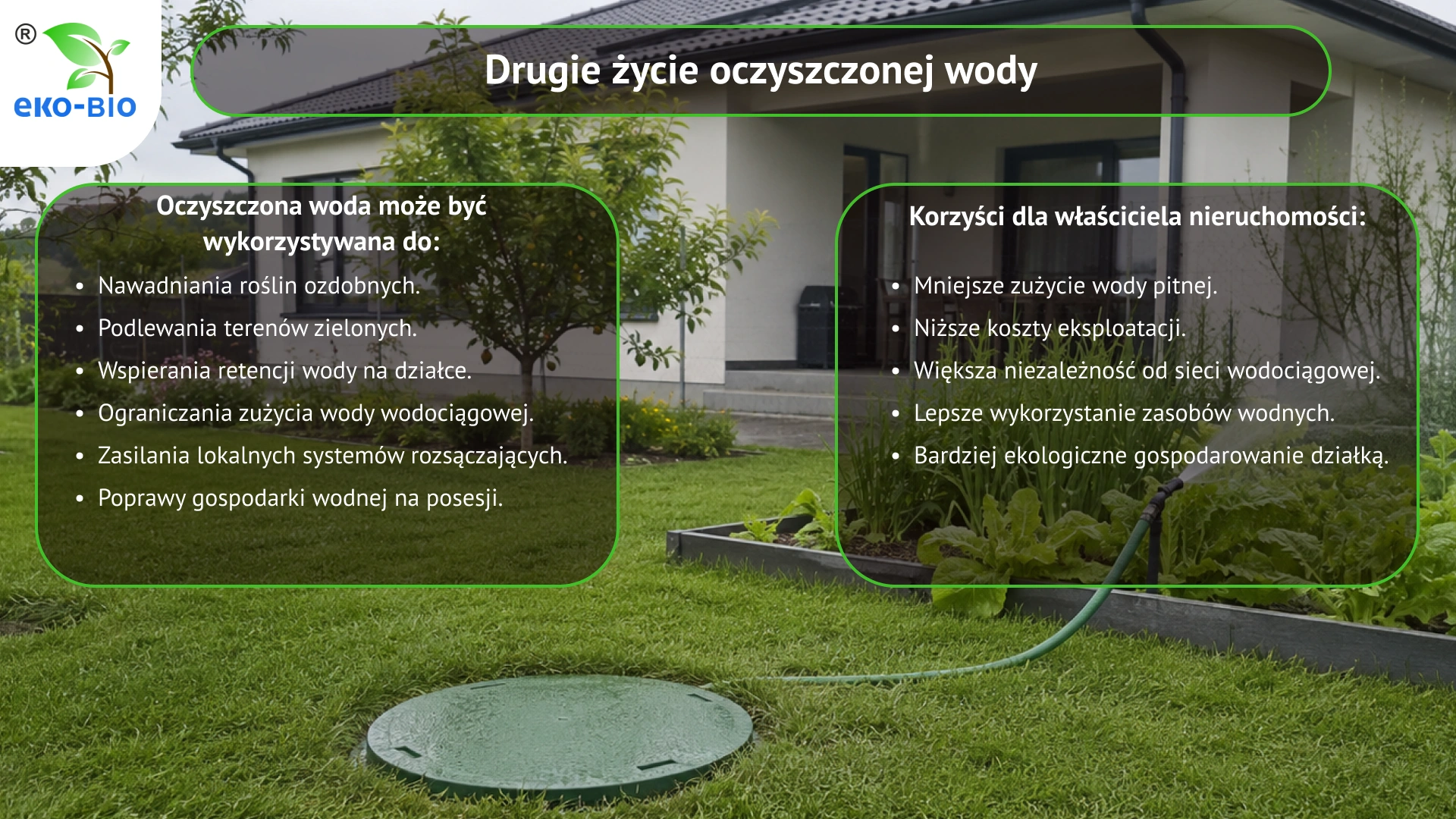Drugie życie oczyszczonej wody