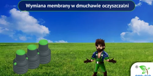 Wymiana membrany w dmuchawie oczyszczalni