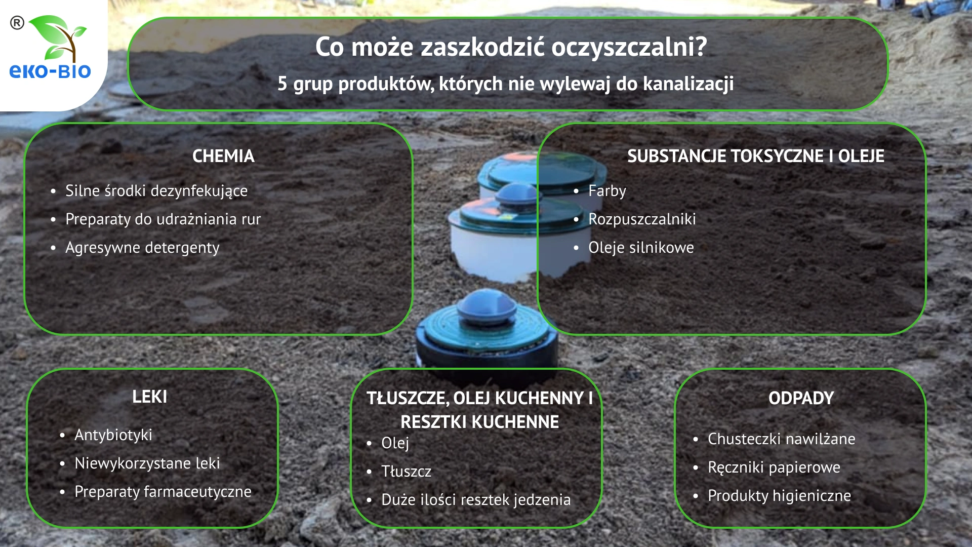 Co może zaszkodzić oczyszczalni?