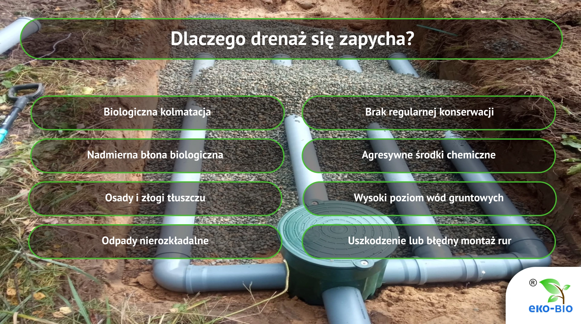 Dlaczego drenaż się zapycha?