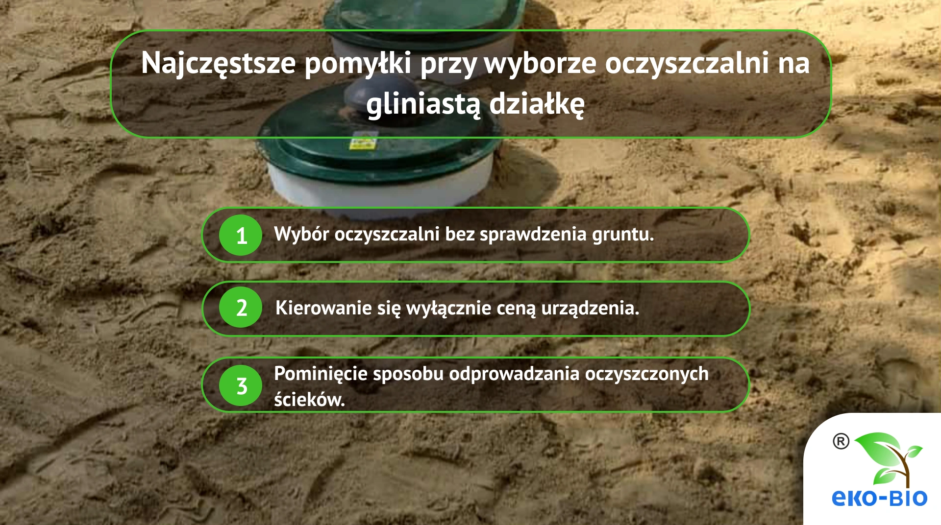 Najczęstsze pomyłki przy wyborze oczyszczalni na gliniastą działkę