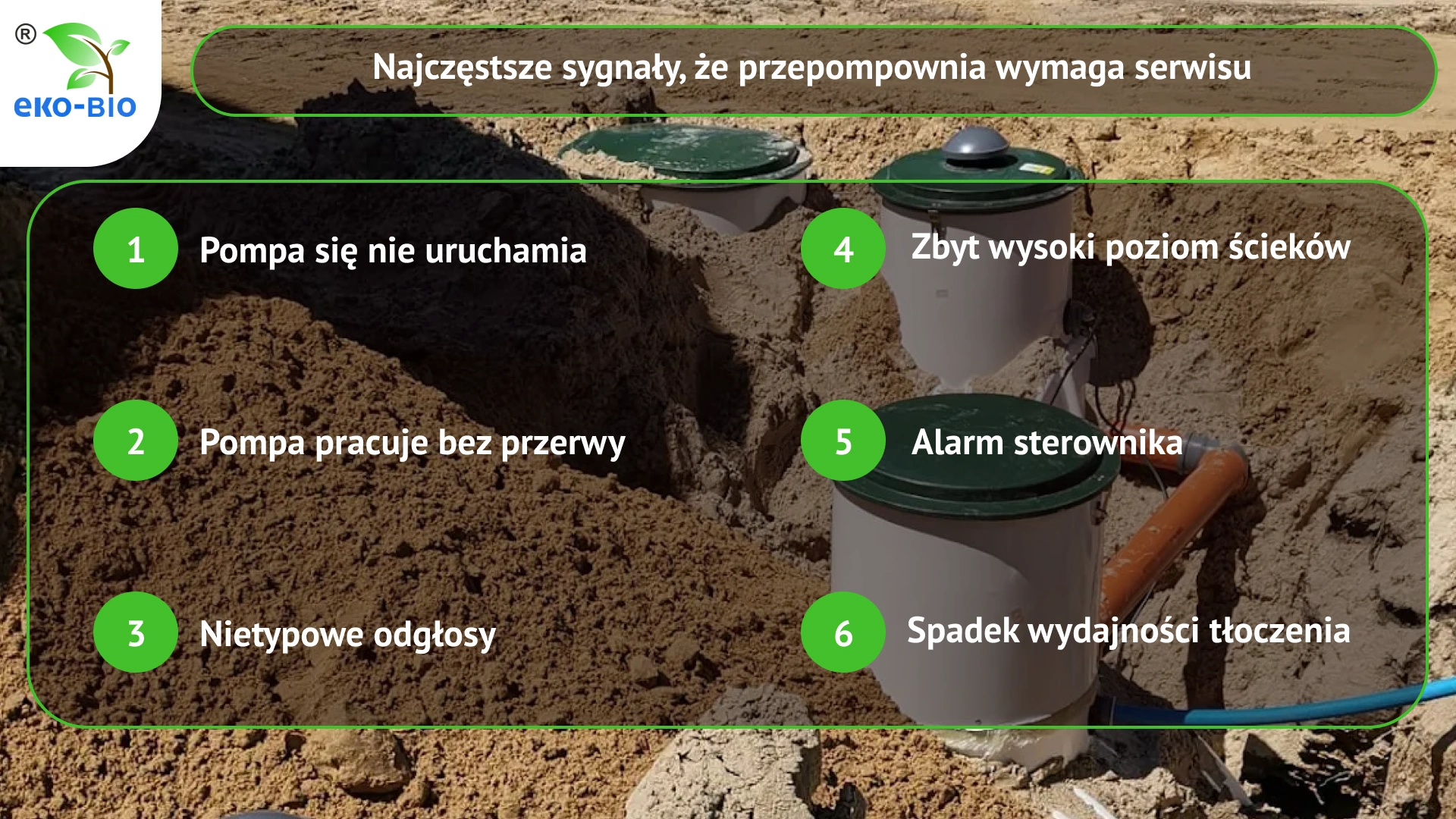 Najczęstsze sygnały, że przepompownia wymaga serwisu