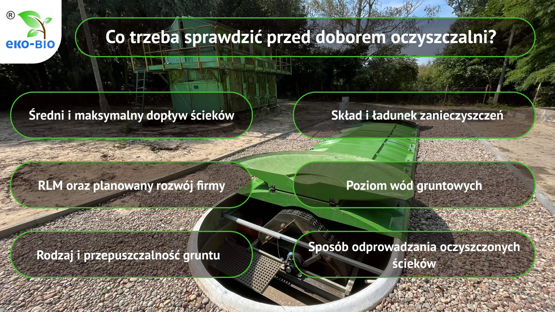 Co trzeba sprawdzić przed doborem oczyszczalni?